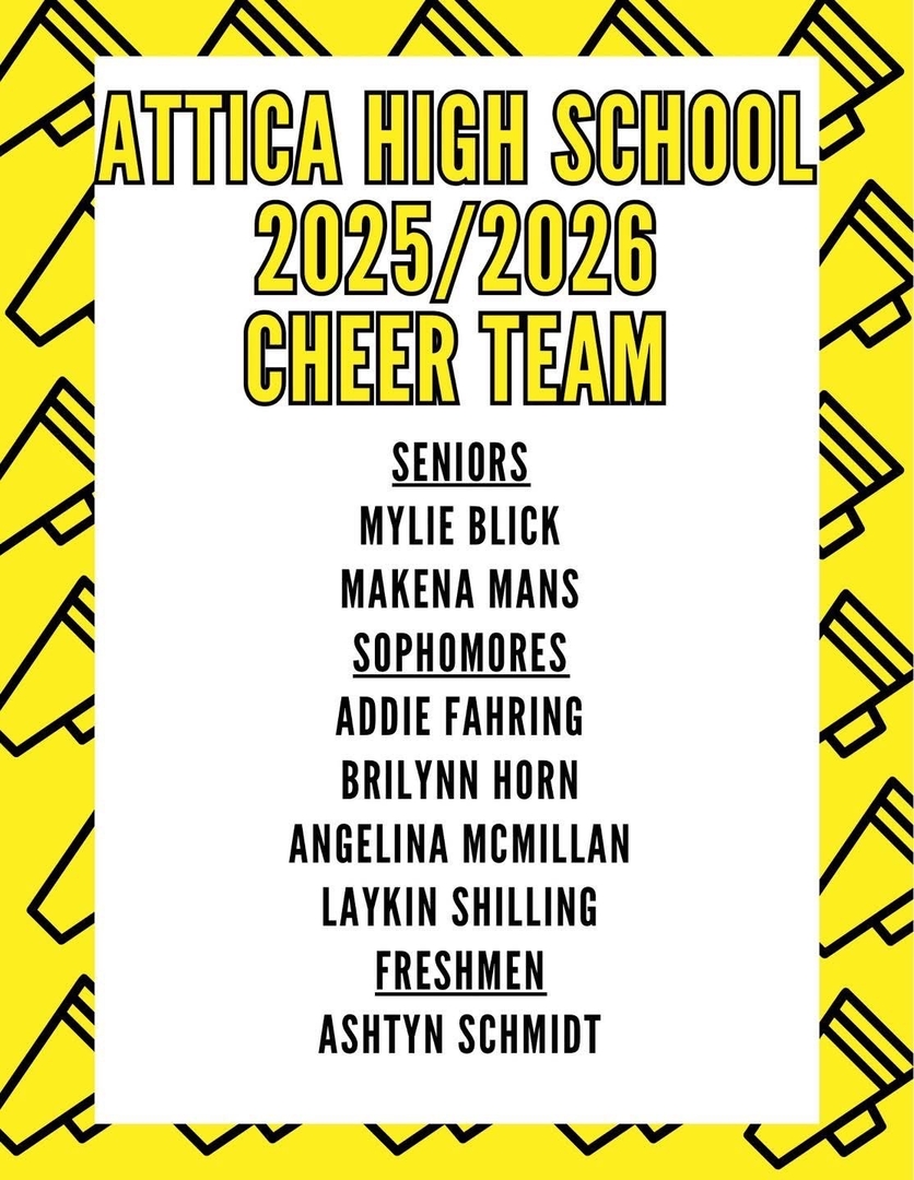 2025/26 HS Cheerleaders